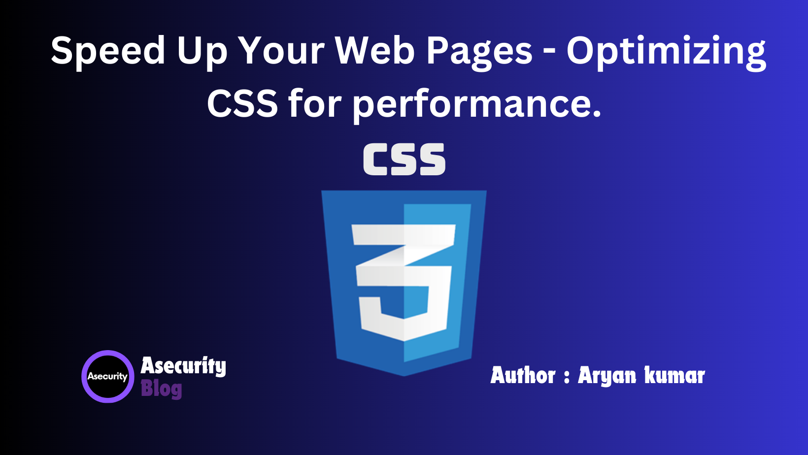 Optimizing CSS for Performance: Speed Up Your Web Pages - Optimizing CSS for performance.