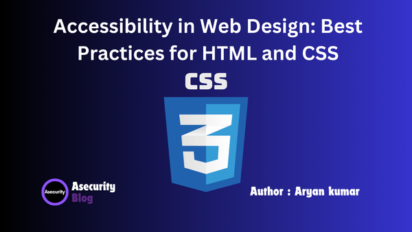 Accessibility in Web Design: Best Practices for HTML and CSS